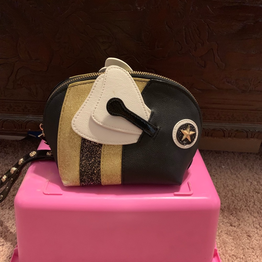 Betsey Johnson bee clutch